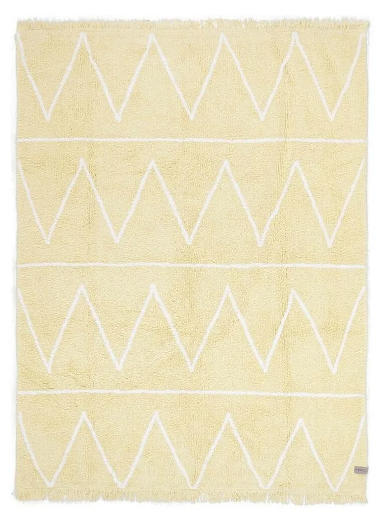 Tapis de jeux pour enfant 120x160 cm jaune idéal pour sol de chambre