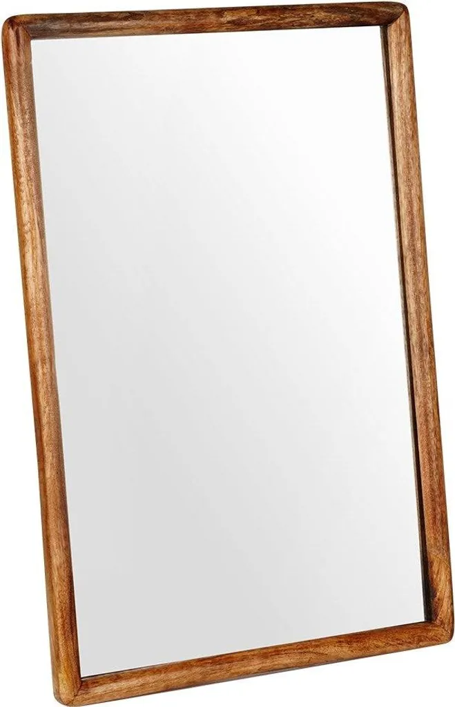 Specchio da parete rettangolare in legno 40x60 cm - 3