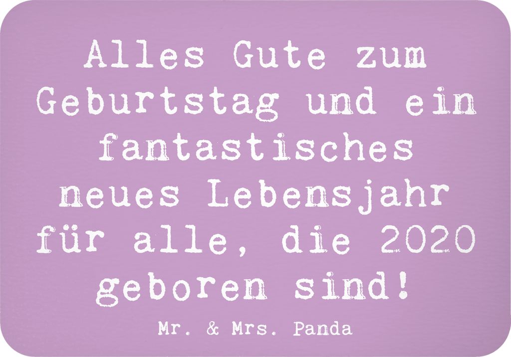 Mr. & Mrs. Panda magnet Spruch 2020 Geburtstag Glückwünsche - Lavendeltraum - Geschenk, whiteboardmagnet, besonderer, wandmagnet, geboren, Happy ...