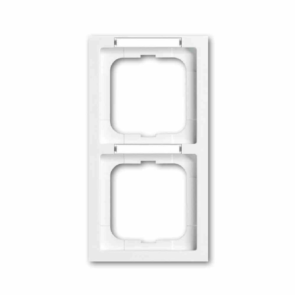 Busch-Jaeger Abdeckrahmen 2-fach Rahmen mit Beschriftungsfeld future linear 2CKA001754A4365 1722-184 NSK