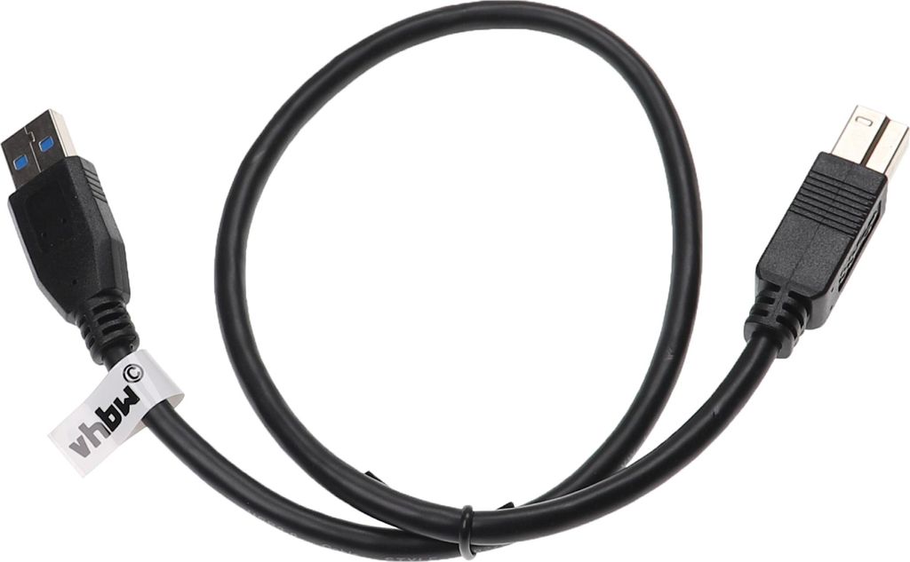vhbw Kabel USB 3.0 A auf USB 3.0 B für Festplatte, Drucker, Produktbild 