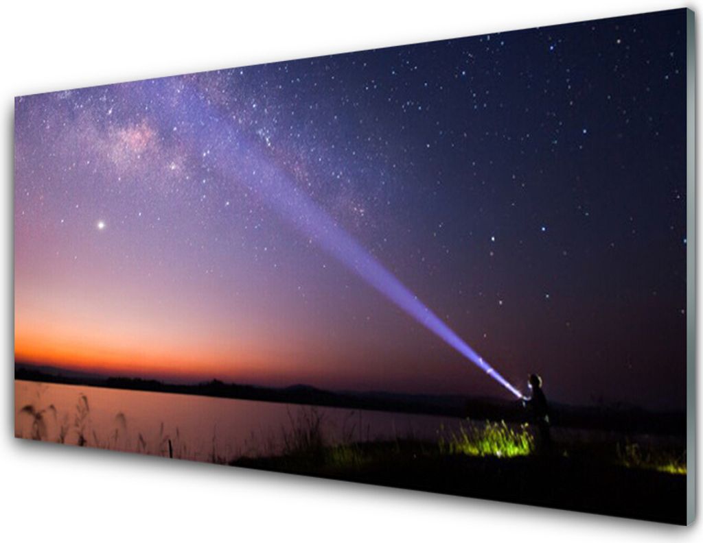 Acrylglasbilder 100x50 Wandbild Druck Himmel Meer Landschaft