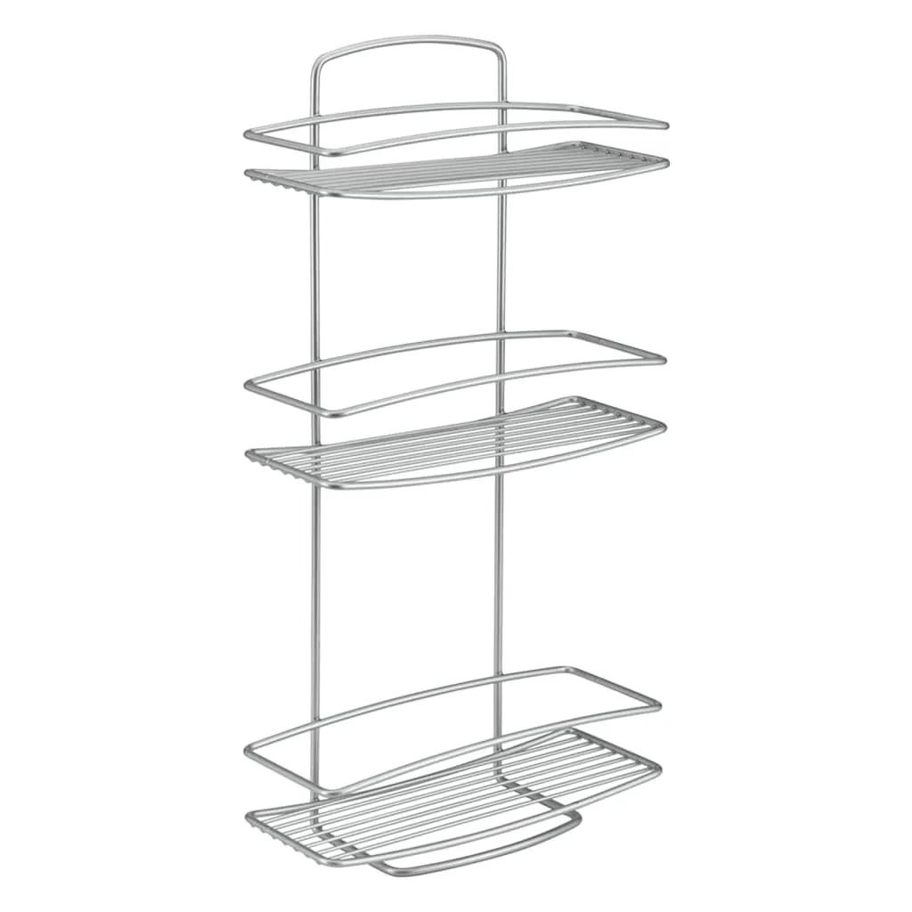 Rangement de douche 3 paniers Metaltex Argenté pour famille et colocation