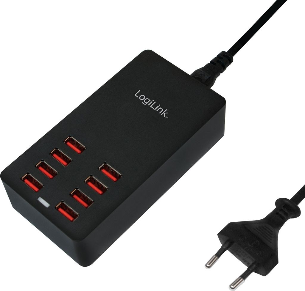 LogiLink PA0140, Vnútorný, AC, 5 V, Čierna Obrázok produktu 