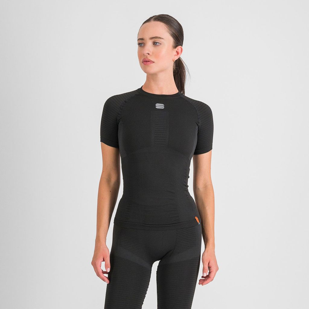 SPORTFUL Kurzarm Fahrrad-Shirt - 2ND SKIN - Schwarz XS