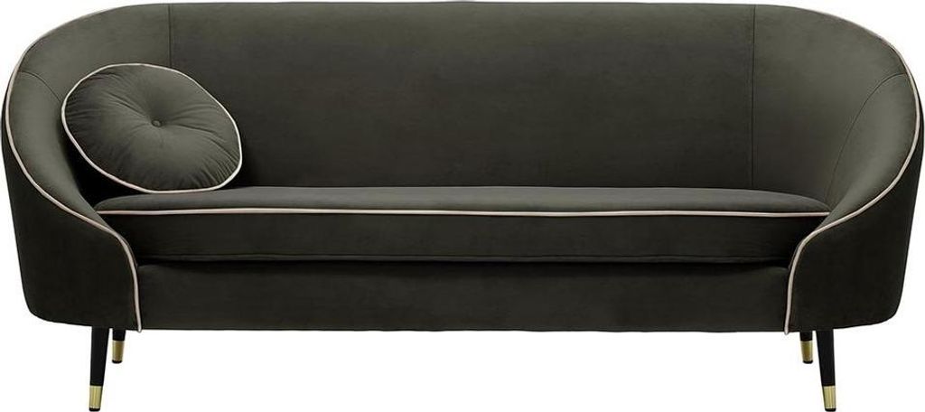 Dreisitzer-Sofa Kooper-Velluto 19-Contrast piping-brass