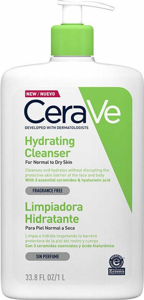 CeraVe Feuchtigkeitsspendender Reiniger 1000 ml Produktbild 
