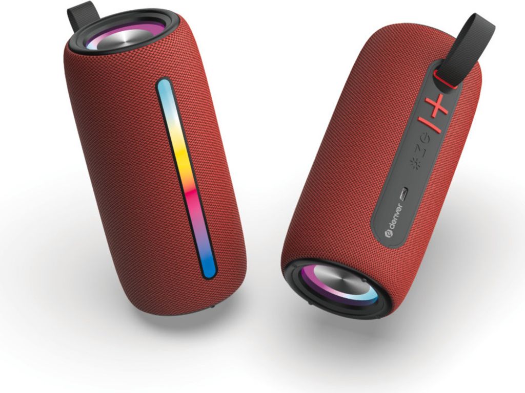 DENVER BTL-360 - Lautsprecher - tragbar - kabellos - Bluetooth - 10 Watt - Bordeaux (111151020800)