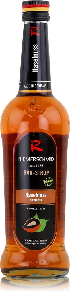 Riemerschmid Bar-Sirup Haselnuss 0,7L - Cocktails Produktbild 