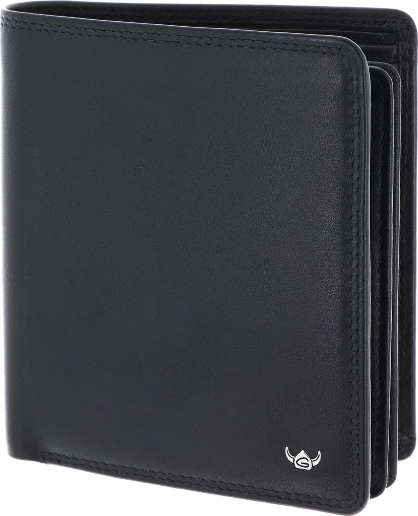 History & Heraldry Portafoglio RFID Elettricista – Personalizzato, Pelle Sintetica, Nero, Stile Retrò