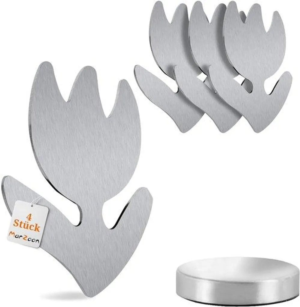 Leste nappe magnétique argenté en inox pour table de jardin et intérieur