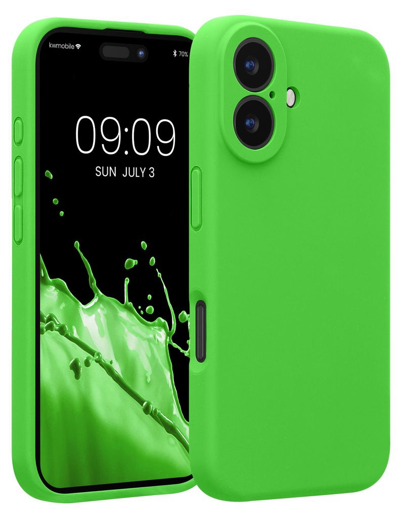 kwmobile Handyhülle für Apple iPhone 16 Hülle - gummierte Produktbild 