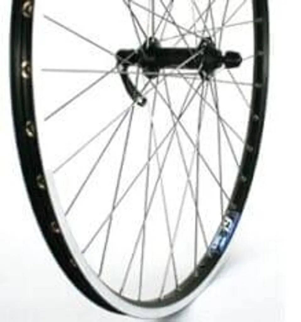 Roue de vélo avant 26 pouces avec moyeu HB-QC400 et jante ZAC19 noire
