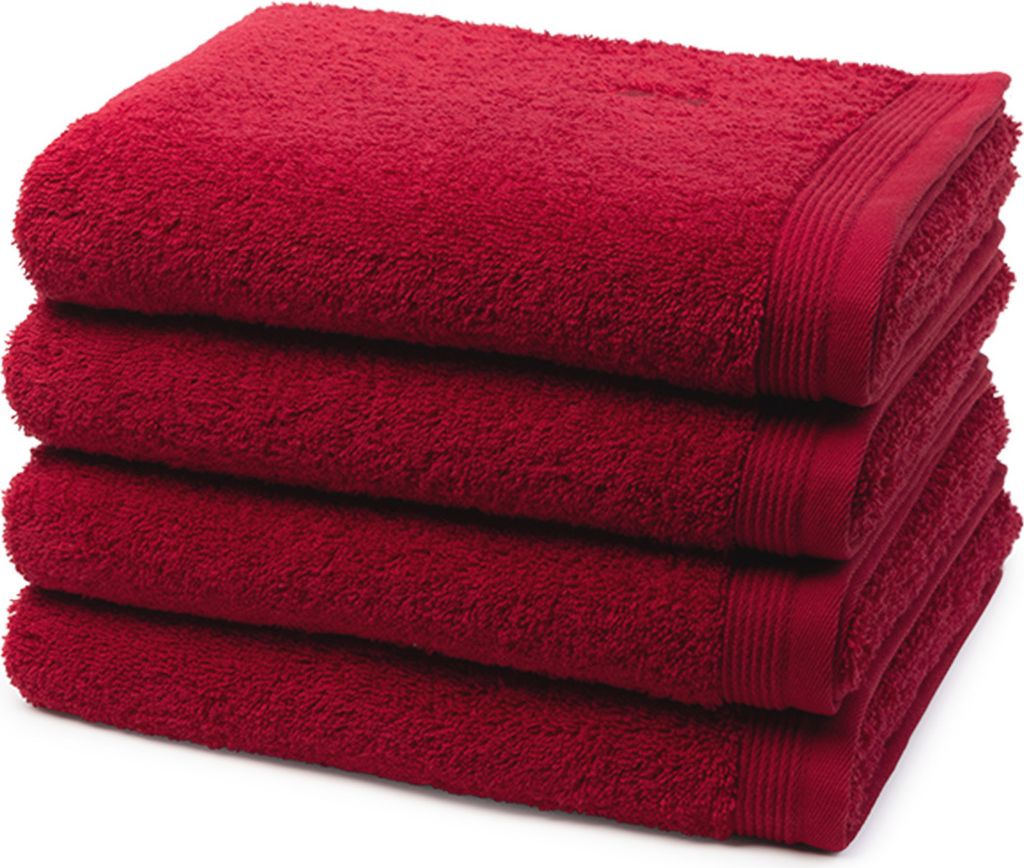 Möve Superwuschel 4 X Handtuch im Set Extraweiches Handtuch, Aus 100% hochwertiger Baumwolle, Mit eingesticktem Markenlogo