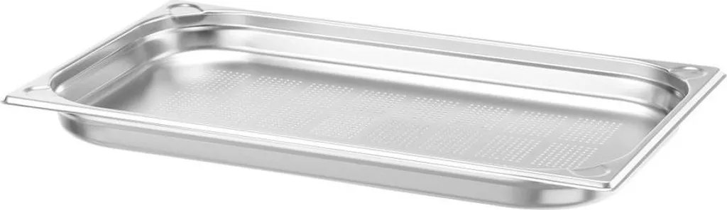 Contenitore Gastronorm GN 1/1 Forato Hendi | H40mm 5L Inox