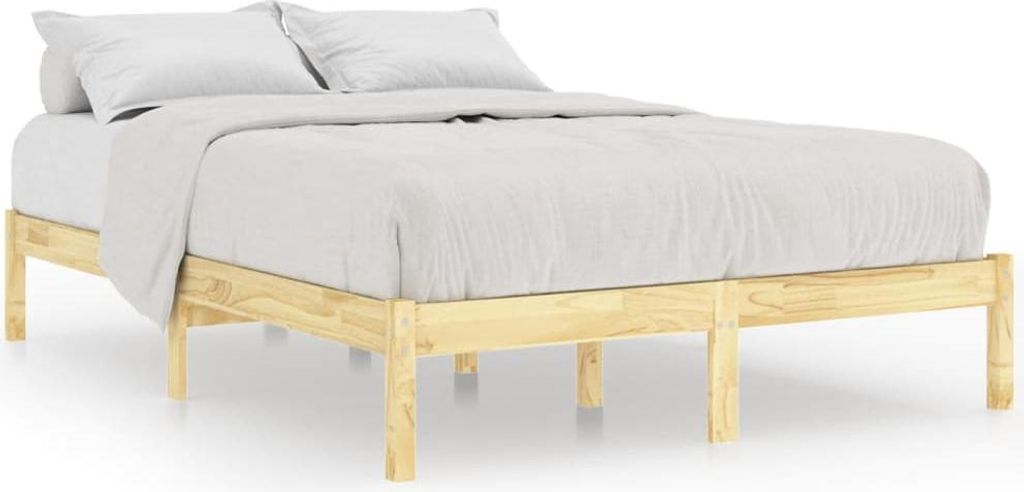 vidaXL Postel z masivního borovicového dřeva 120x200 cm Obrázek produktu 