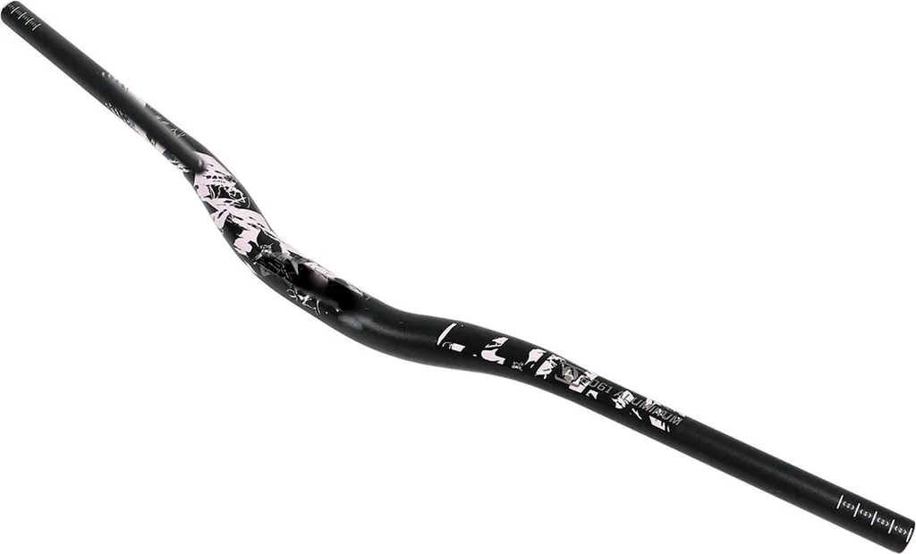 Cintre de vélo Riser Bar léger en alliage d'aluminium noir 31,8 mm