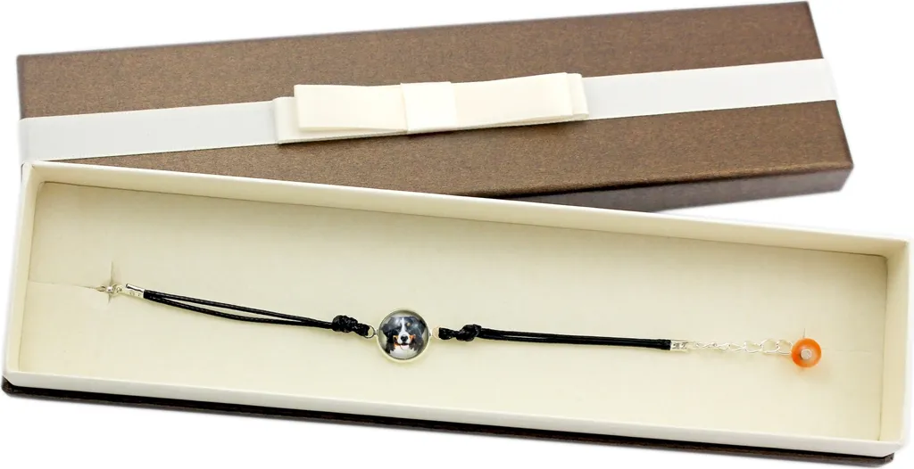 Bracciale Bovaro Bernese Art-Dog: Gioiello Personalizzato Foto Regalo