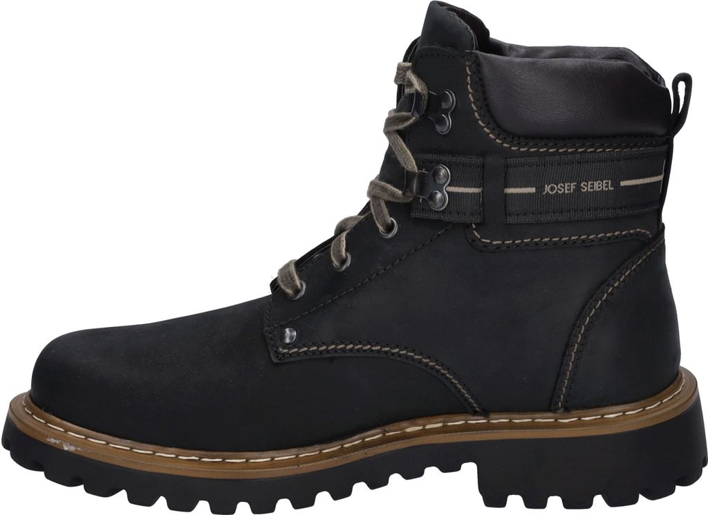 Josef Seibel Herren Stiefel Winterstiefel Fettleder schwarz 49
