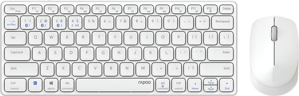Rapoo Multi-Mode Deskset 9600M, kabellos, QWERTZ Produktbild 