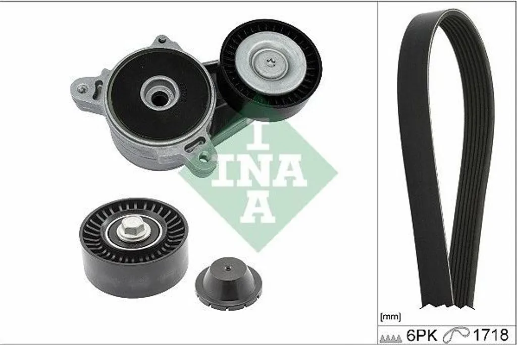 Courroie d'Accessoires Striée pour Moteur Jeep 2.0 CRD et Mitsubishi 2.0