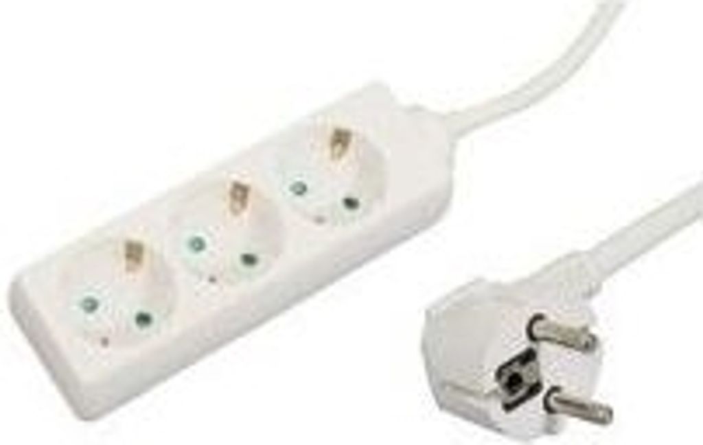 MicroConnect 3-way Schuko Power Socket 1.8m