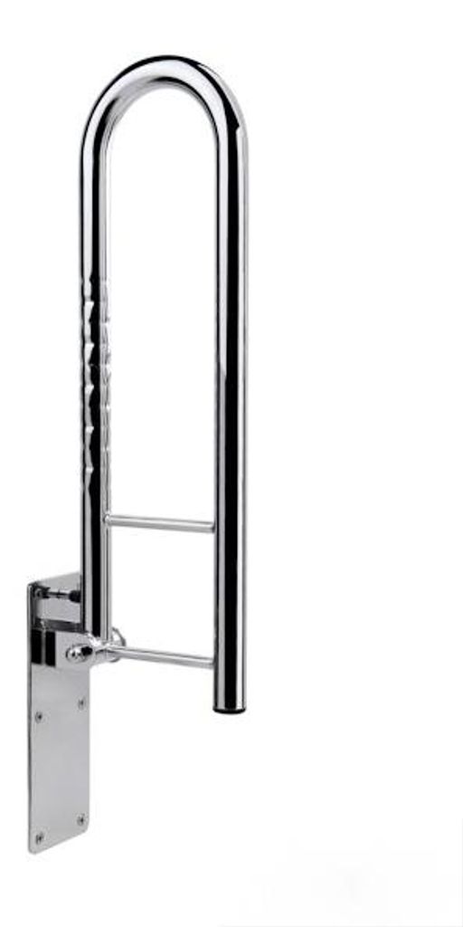 FRELU Stützklappgriff - Edelstahl - 600-850mm - Fingergriff - 120kg Frelu SKG600F,SKG700F,SKG850F