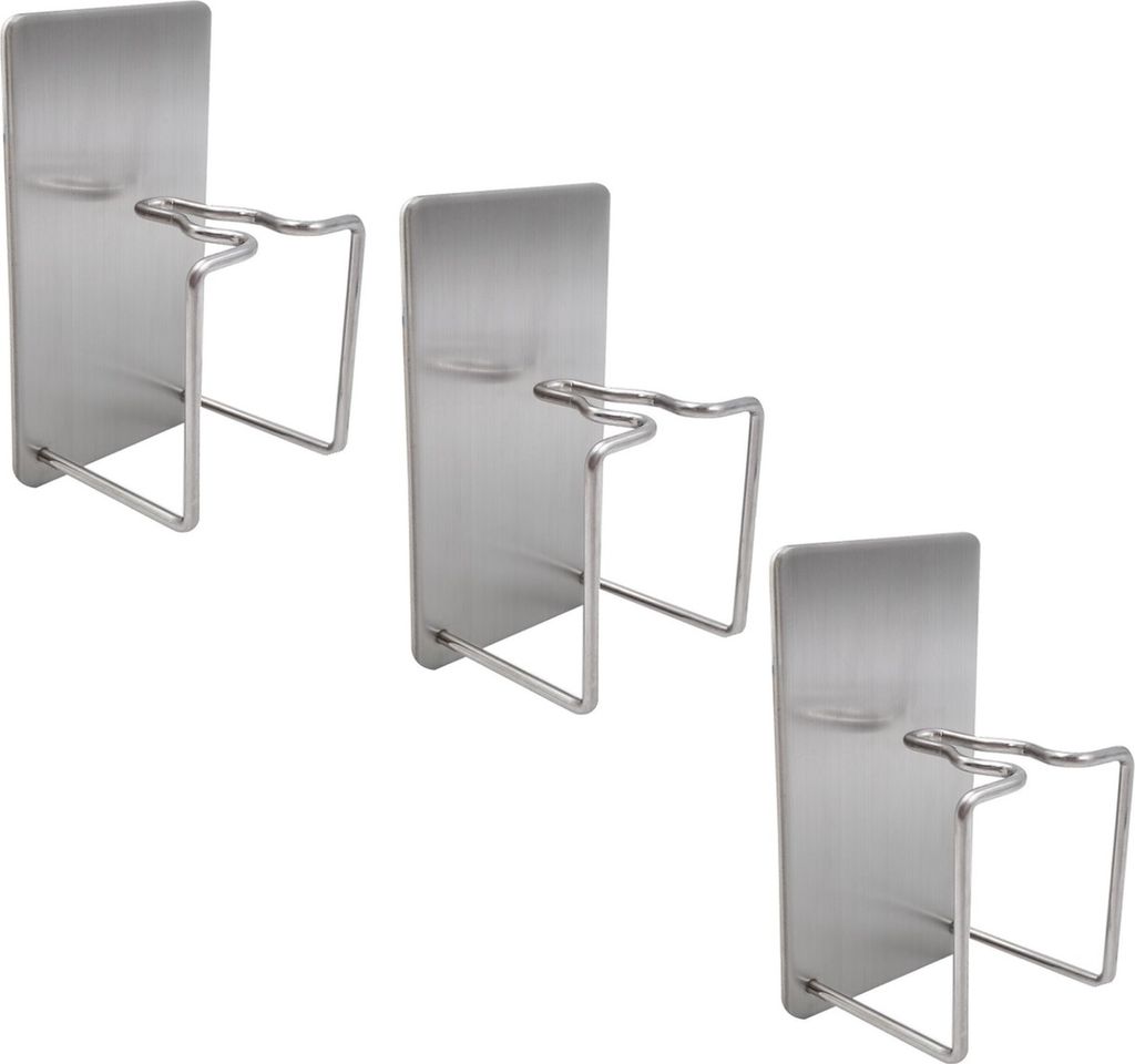 3er Set Zahnbürstenhalter wand [ohne Bohren] - Produktbild 
