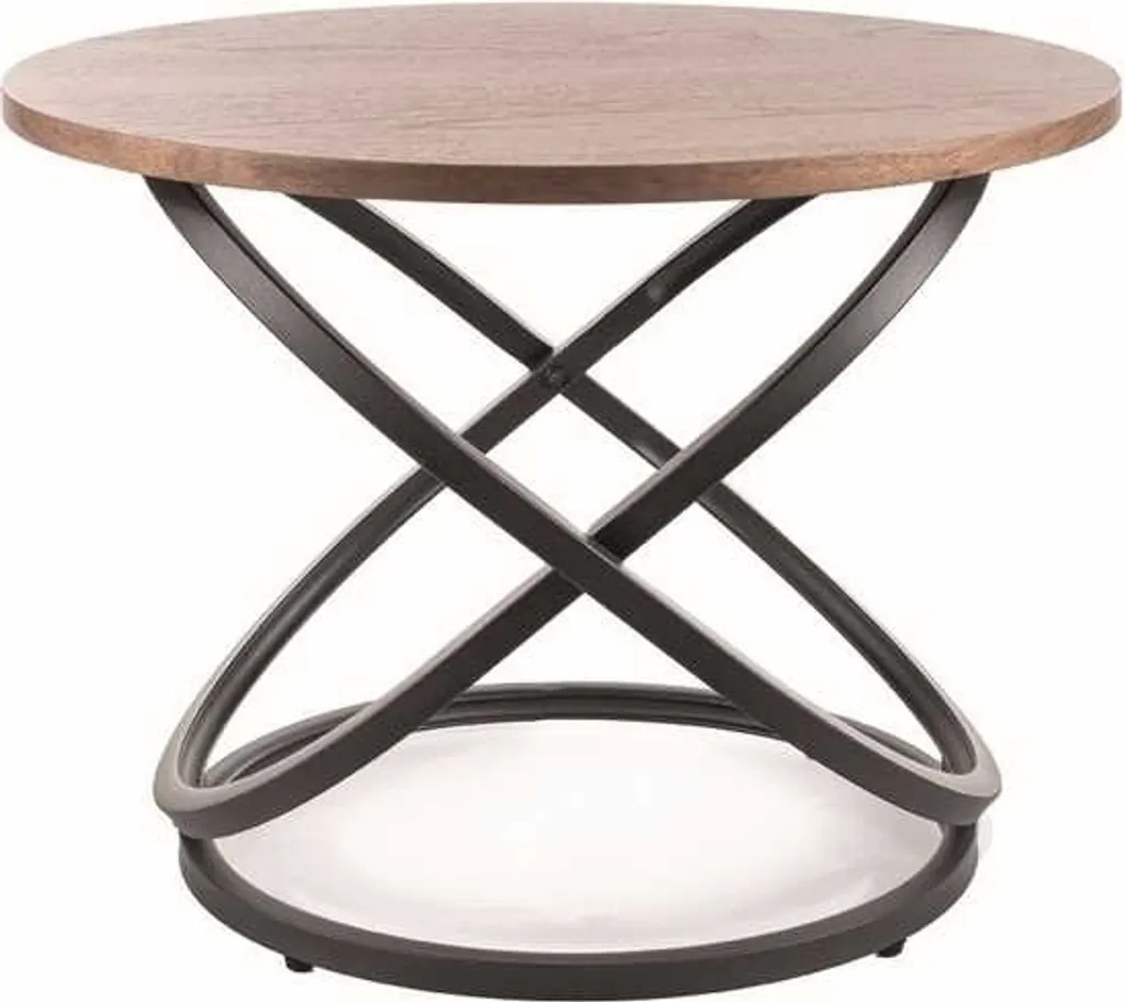 Table basse en bois de noyer et pieds noirs - Finition élégante DIDIER
