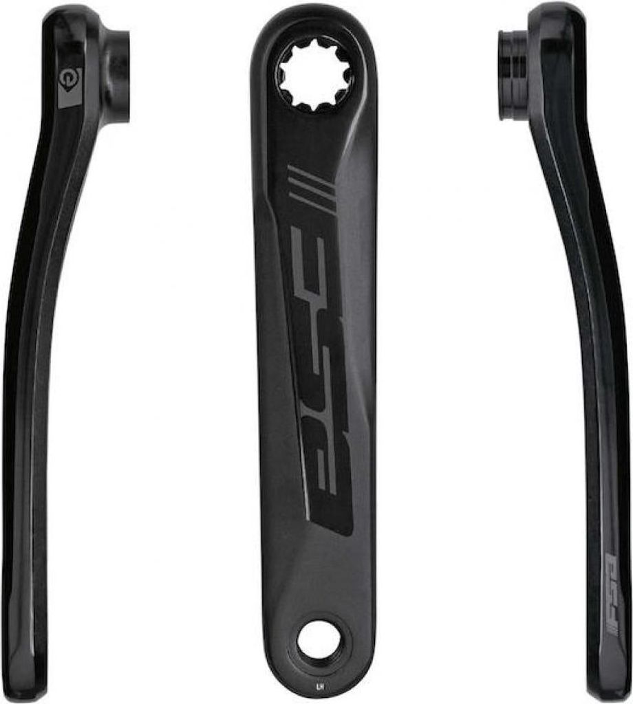 FSA Kurbelarme E-Bike für ISIS CK-746-2 172,5 mm Schwarz - robuste Antriebsei...