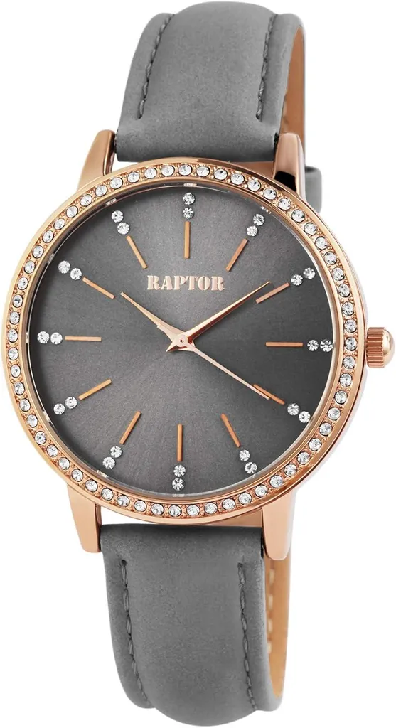 Regalo Donna: Orologio Elegante Vera Pelle e Strass Brillanti