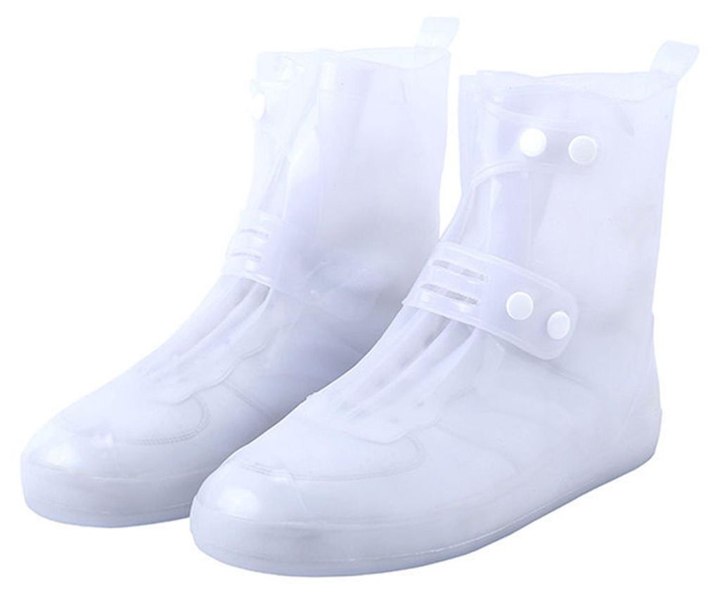 1 Paar regendichte Überschuhe, wasserdicht, durchstichfest, abriebfest, rutschfest, ideal für Outdoor-Regenschuhe