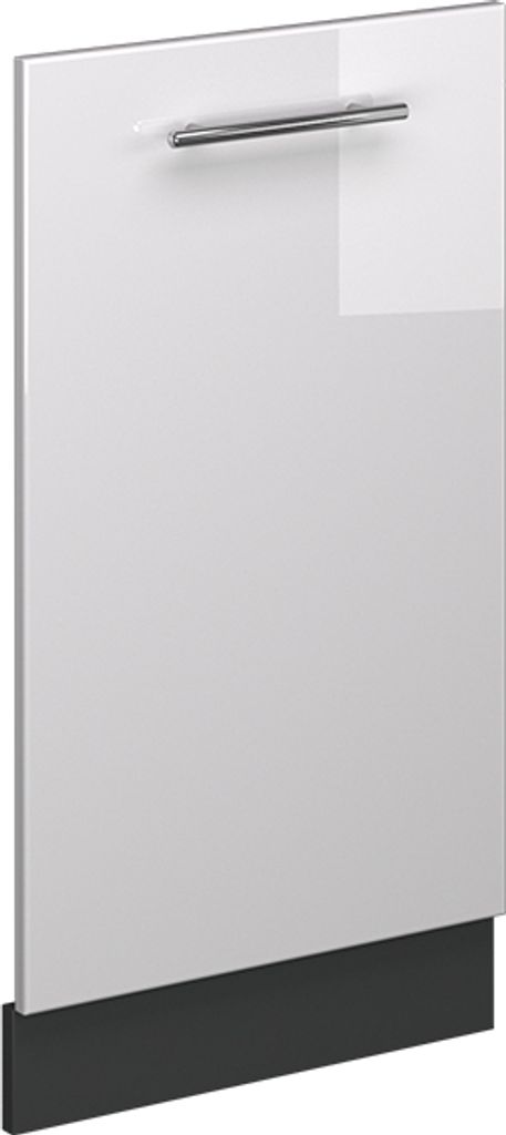 Geschirrspülblende Vicco Fame-Line Weiß Hochglanz 45 cm Produktbild 