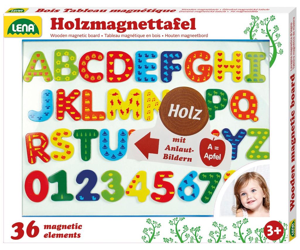 Lena Plywood whiteboard, 3 lat(a), Drewno, Wielobarwny Zdjęcie produktu 