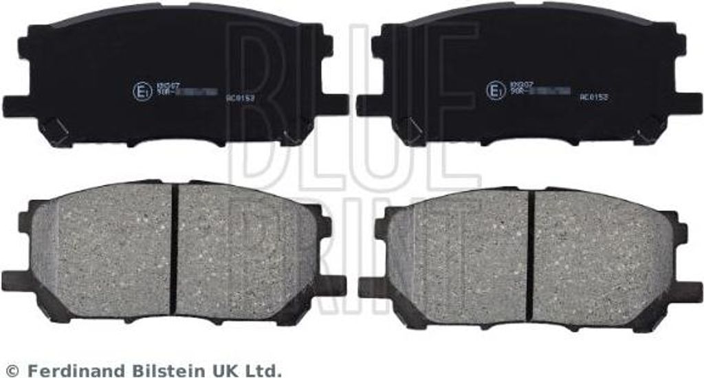 BLUE PRINT ADT342153 Bremsbelagsatz, Scheibenbremse OE 044650W070 kompatibel mit RX