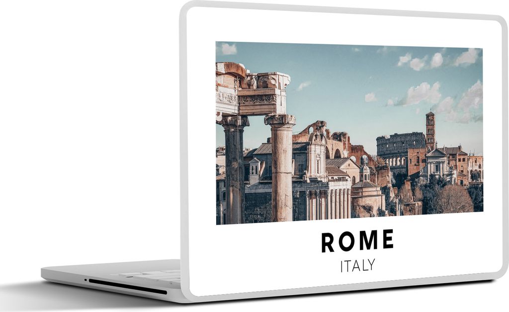 MuchoWow Laptop Aufkleber Sticker Cover Rom - Italien - Museum 30x22 cm - Laptop-Sticker
