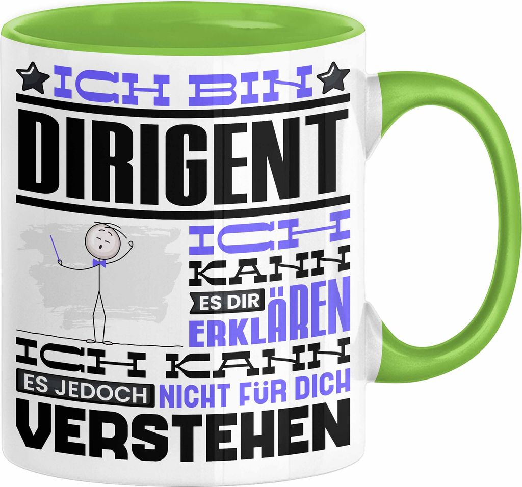 Dirigent Geschenk Tasse Lustige Geschenkdiee für einen Produktbild 