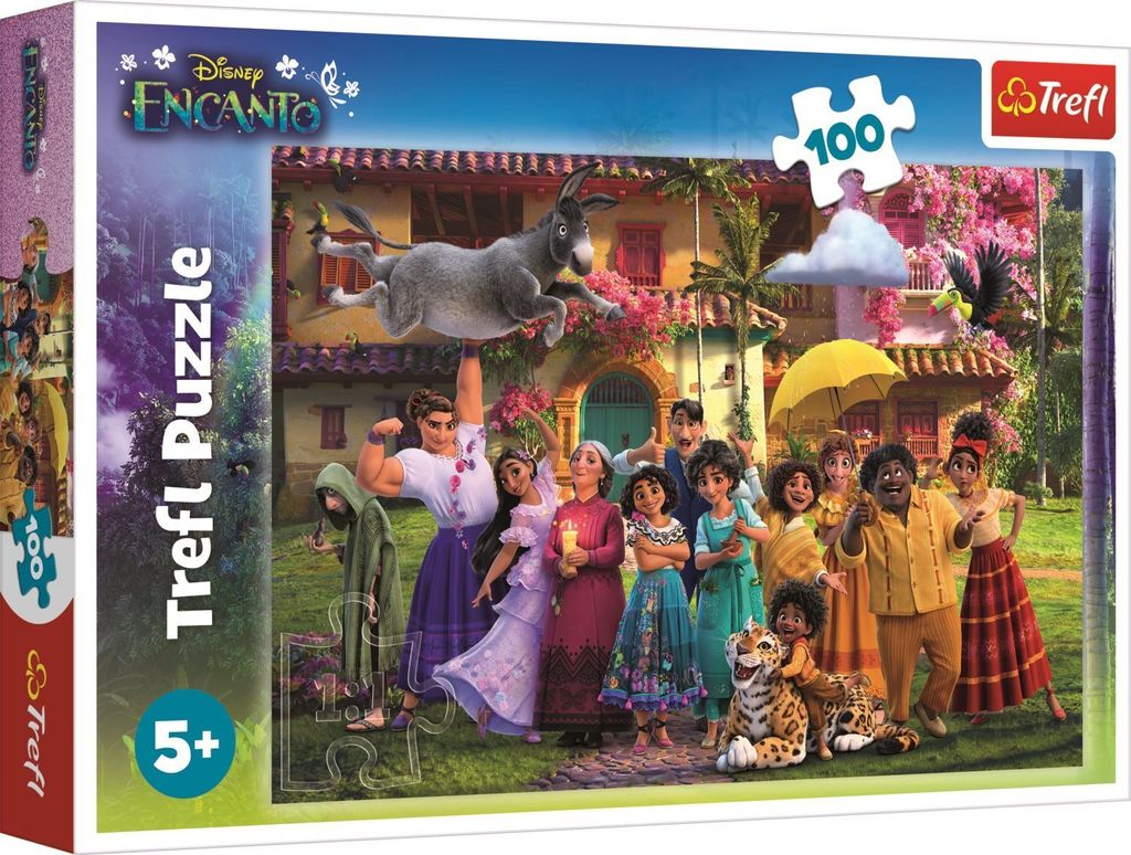 TREFL Puzzle Encanto: la magia attende in Encanto 100 pezzi Immagine del prodotto 