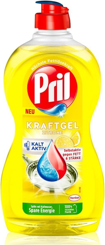 Pril Frische Zitronen Geschirrspülmittel, 450ml Produktbild 