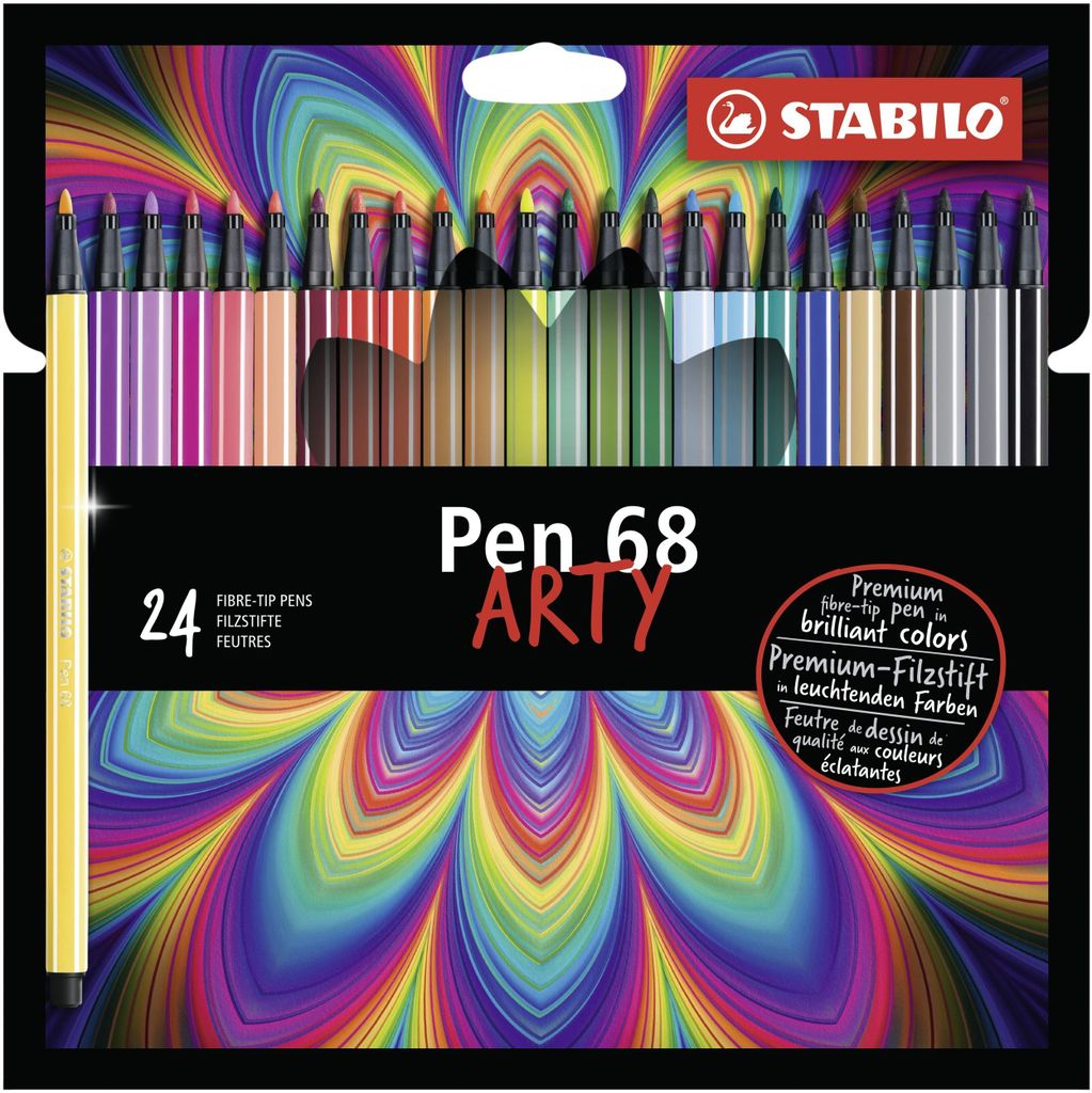 STABILO 6824-1-20 Prmiov plnic pero 68 ARTY - 24 kus v Obrázek produktu 