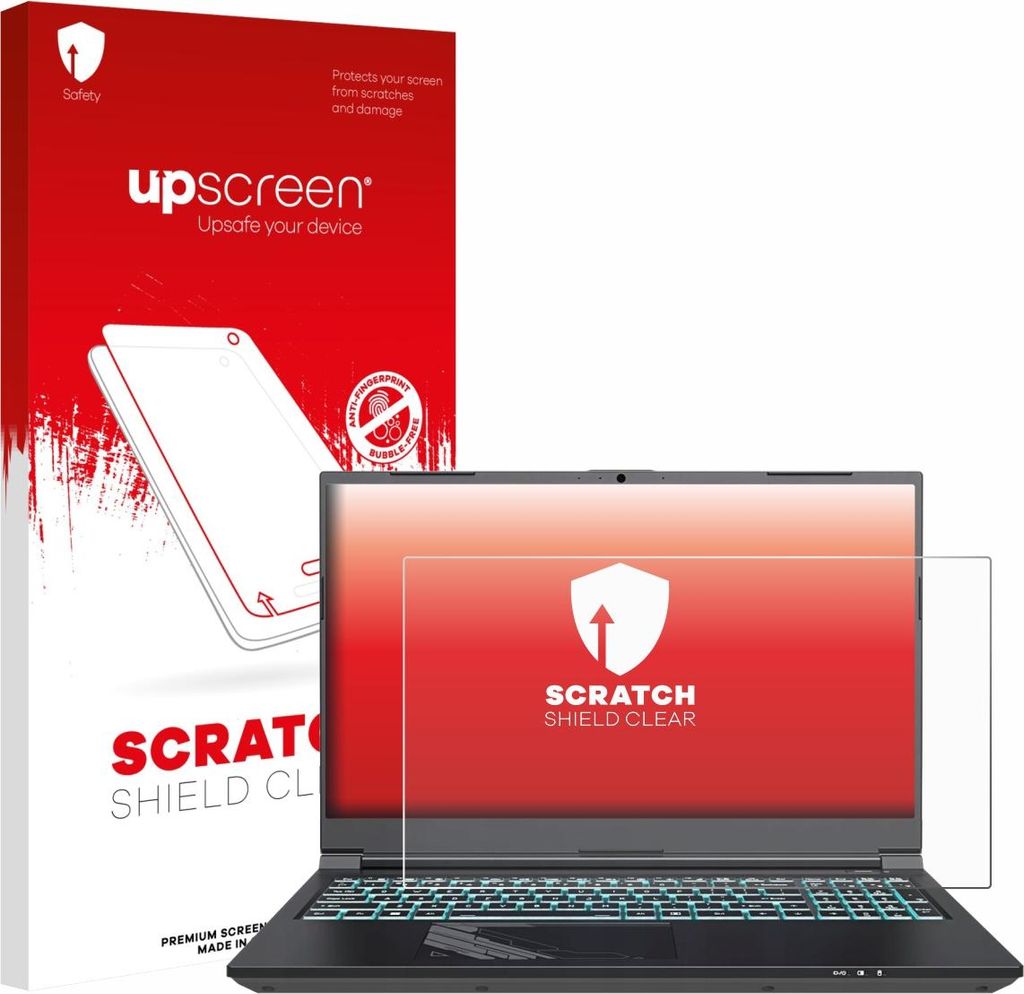 upscreen Schutzfolie für Gigabyte G5 2024 Displayschutz Displayschutzfolie Folie Klar Transparent
