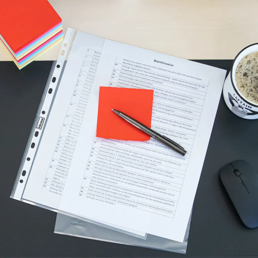 Pochettes A4 indéchirables pour protéger vos documents contre l'usure