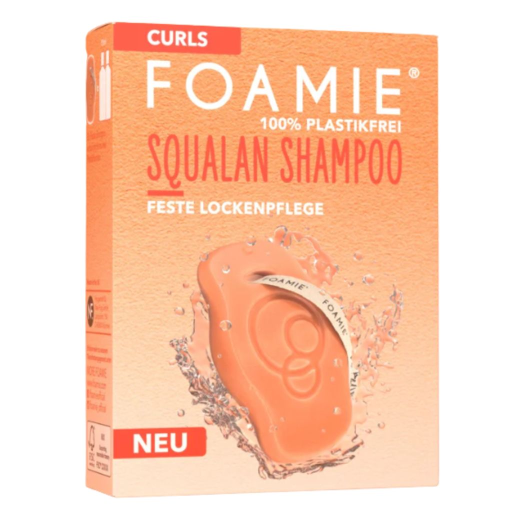 Foamie Festes Shampoo SQUALAN für Locken, Spezialisiert auf Welliges & Lockiges Haar