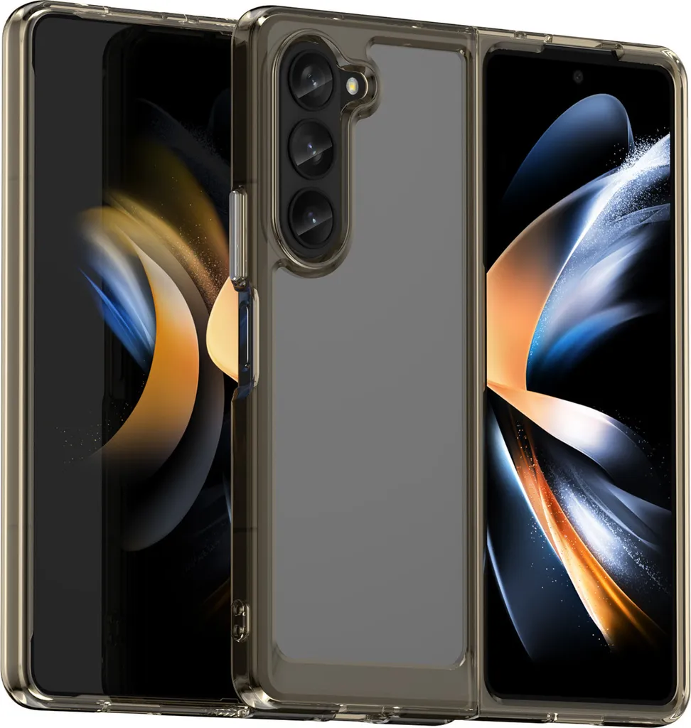 Custodia Premium Galaxy Z Fold 5 TPU Grigio Trasparente Ultra-Slim