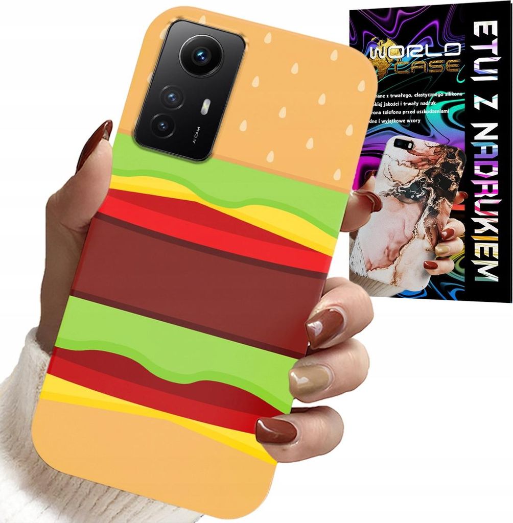Fall Für Xiaomi Note 12S 4G - Fall Burger Cheeseburger Geschenk Fall