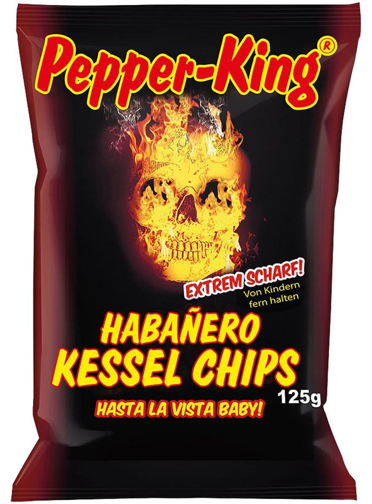 XOX Pepper King Habanero Chips extra scharf mit Chiliaroma Zdjęcie produktu 