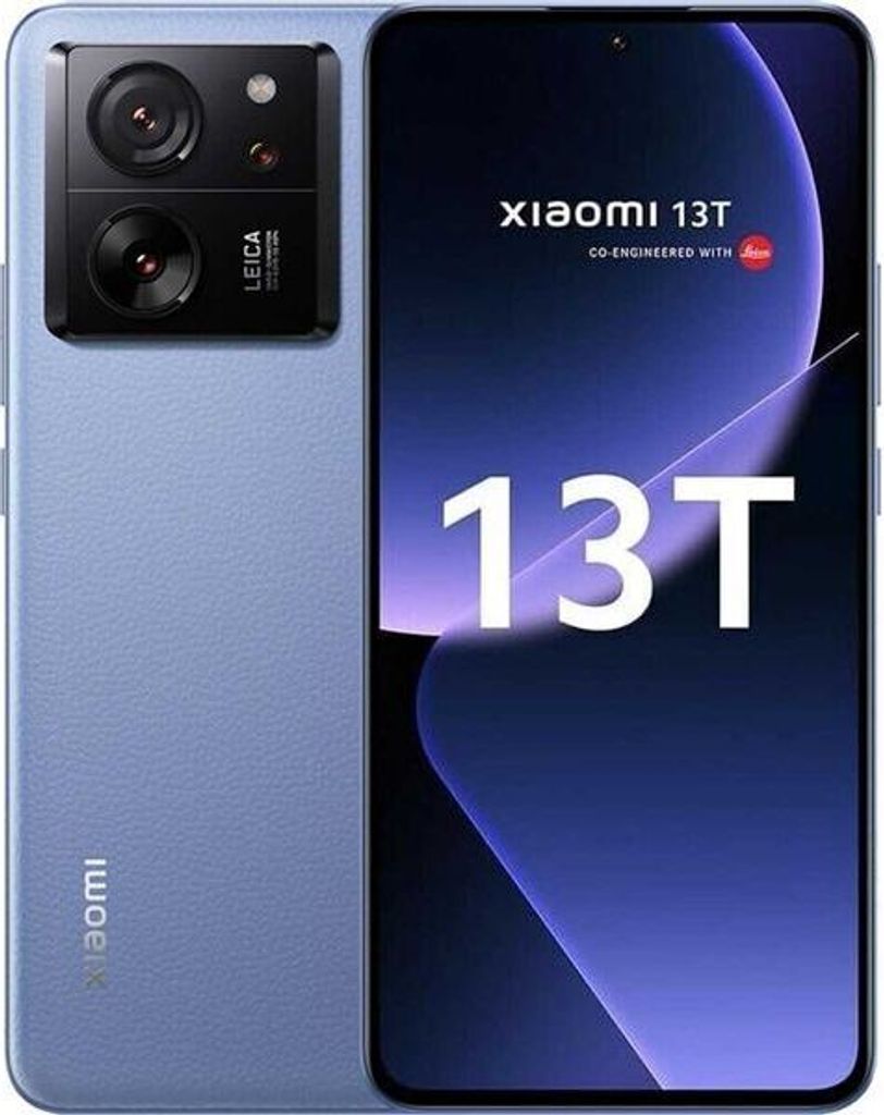 Xiaomi 13T 5G 8GB RAM 256GB Dual Sim Blau EU1 Produktbild 