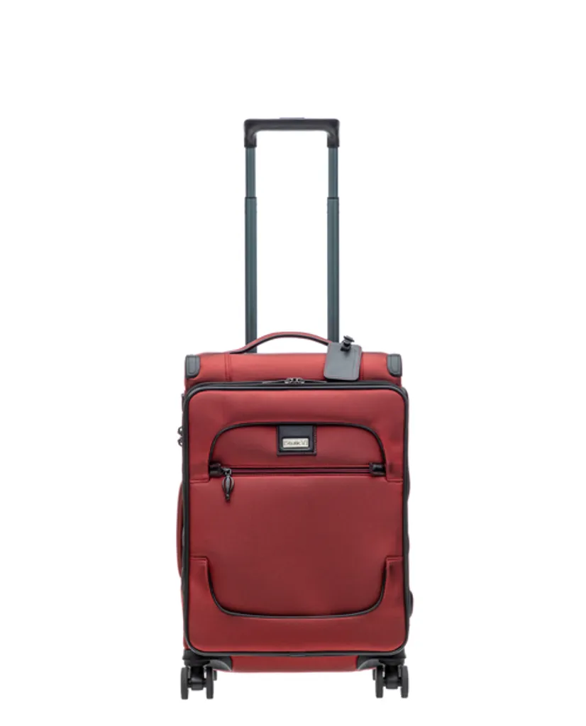 Valise Cabine Ordinateur Stratic Bay Trolley Bordeaux 57cm Rigide