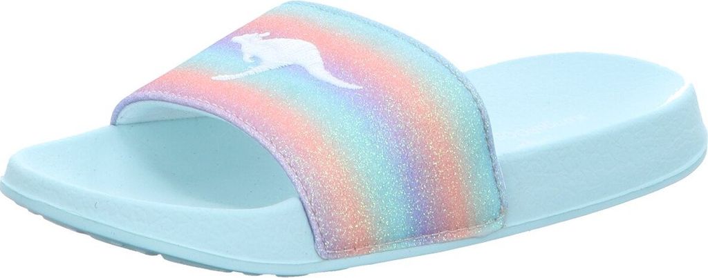 Kangaroos Mädchen Pantolette K-Slide Shine mint Produktbild 