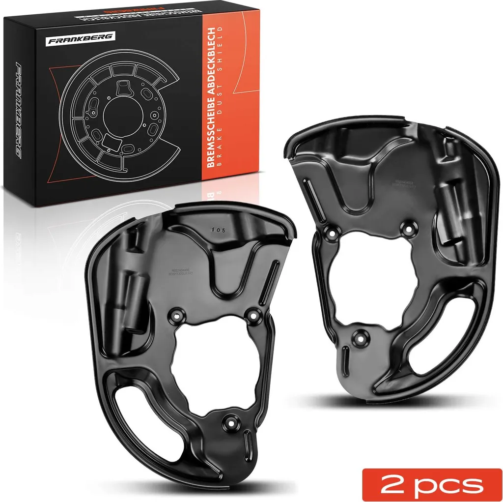 Paire de flasques de protection frein avant pour Mercedes W204 et C204